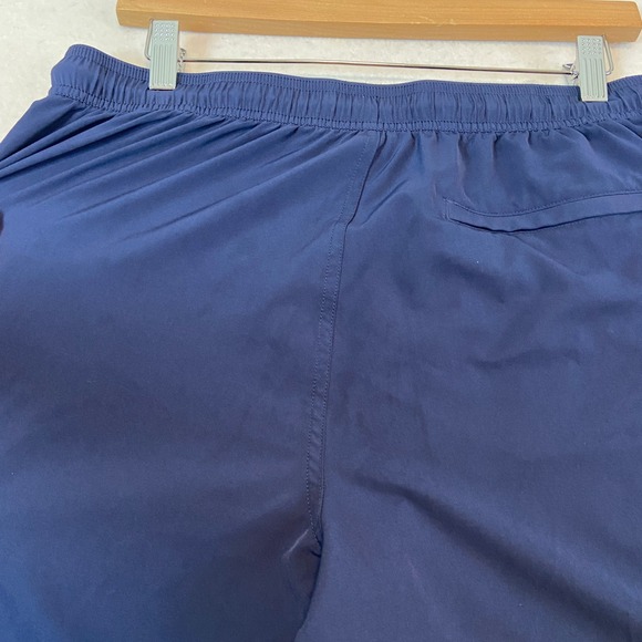 Rhoback Men XL Grit Gym Shorts Navy Blue 6" Lined Athletic Running Workout - Picture 5 of 8